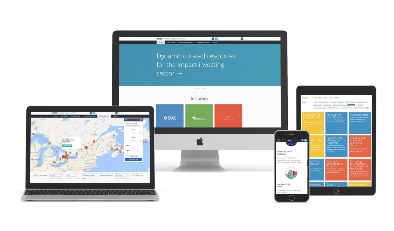 MaRS Centre for Impact Investing — Knowledge Hub across devices