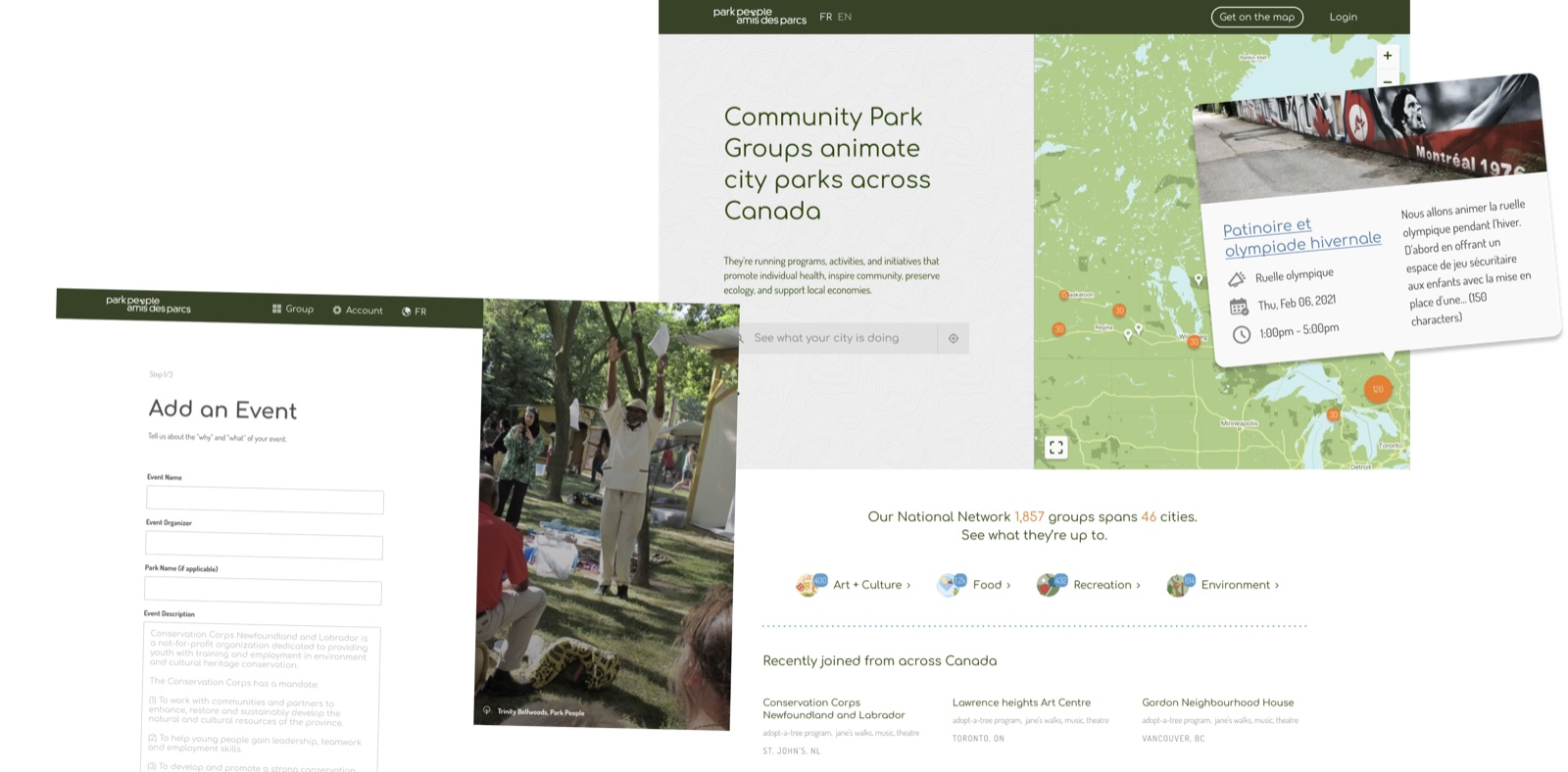 Park People national practitioner map